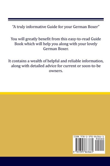 German Boxer Guide German Boxer Guide Includes