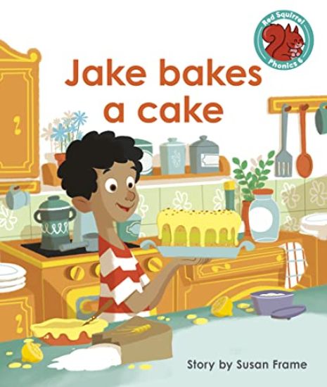 Jake bakes a cake