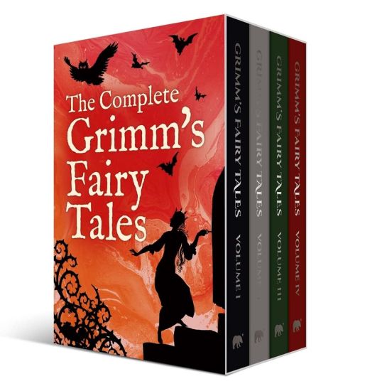 The Complete Grimm's Fairy Tales: Deluxe 4-Book Hardcover Boxed Set