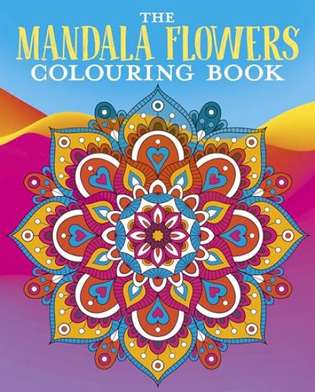 The Mandala Flowers Colouring Book