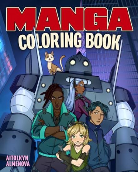 The Wonderfully Weird Manga Coloring Book: Over 45 Images to Color