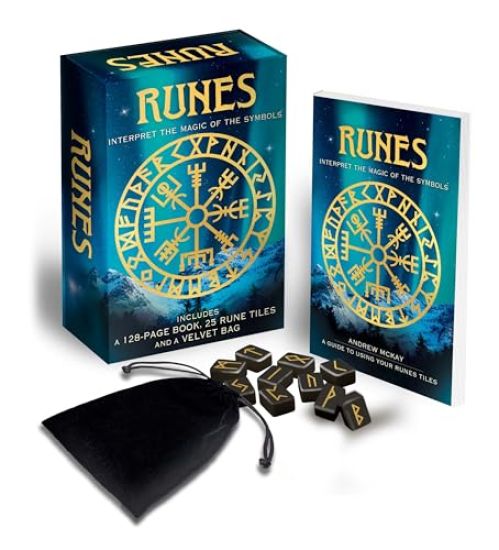 Runes: Interpret the Magic of the Symbols: Includes a 128-Page Book, 25 Rune Tiles and a Velvet Bag