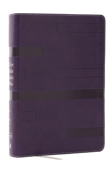 Color Code Study Bible, Revealing God's Truth Color by Color (KJV, Purple Leathersoft, Red Letter, Thumb Indexed)
