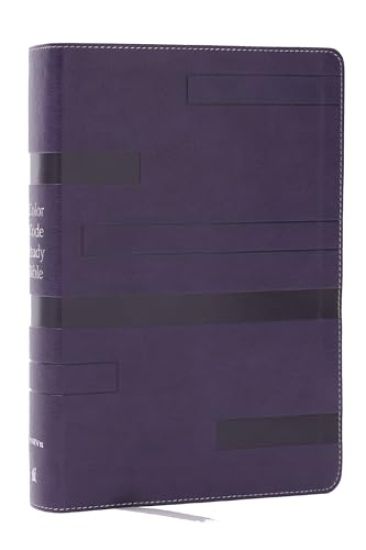 Color Code Study Bible, Revealing God's Truth Color by Color (Niv, Purple Leathersoft, Red Letter, Thumb Indexed, Comfort Print)