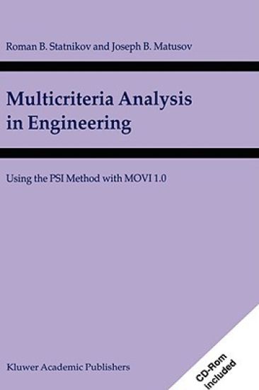Multicriteria Analysis in Engineering