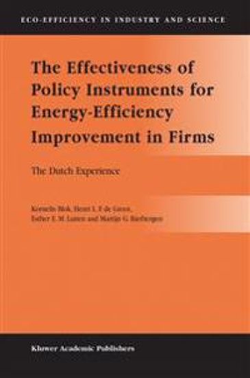 The Effectiveness of Policy Instruments for Energy-Efficiency Improvement in Firms