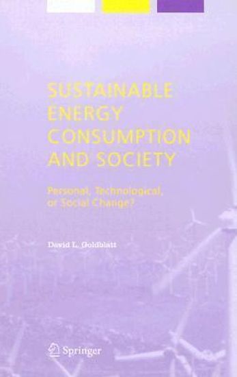 Sustainable Energy Consumption and Society