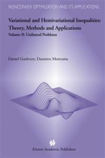 Variational and Hemivariational Inequalities - Theory, Methods and Applications