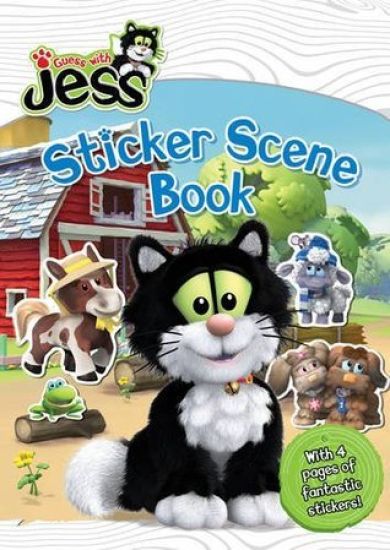 Guess with Jess Sticker Scene Book