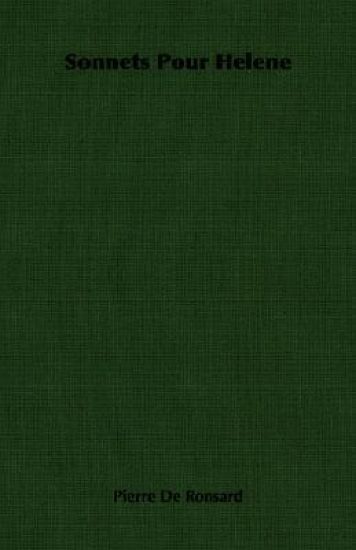 Sonnets Pour Helene