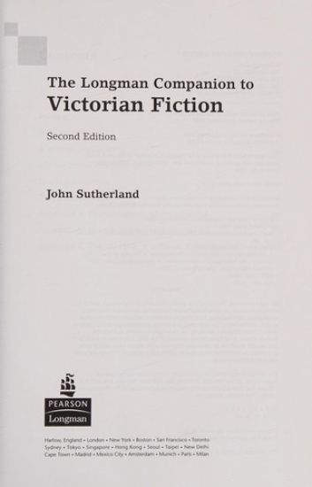 The Longman Companion to Victorian Fiction