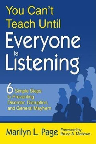 You Can't Teach Until Everyone Is Listening