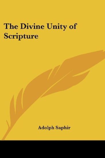 The Divine Unity Of Scripture