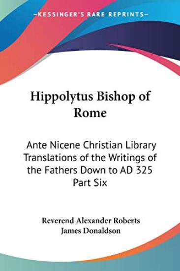 Hippolytus Bishop of Rome