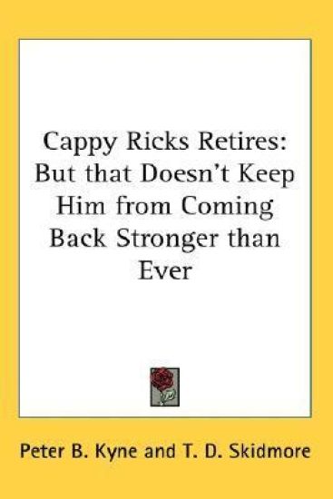 Cappy Ricks Retires
