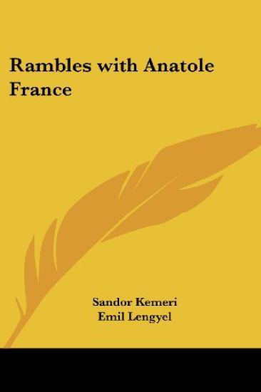 Rambles with Anatole France