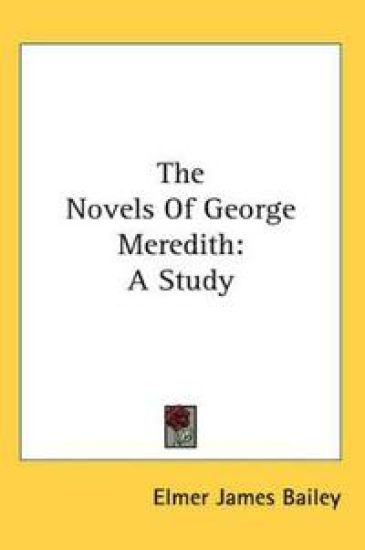 Novels Of George Meredith