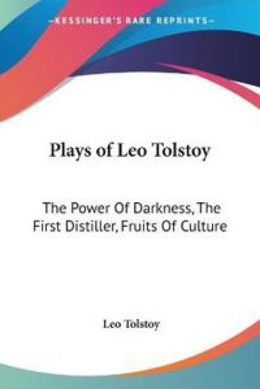 Plays of Leo Tolstoy
