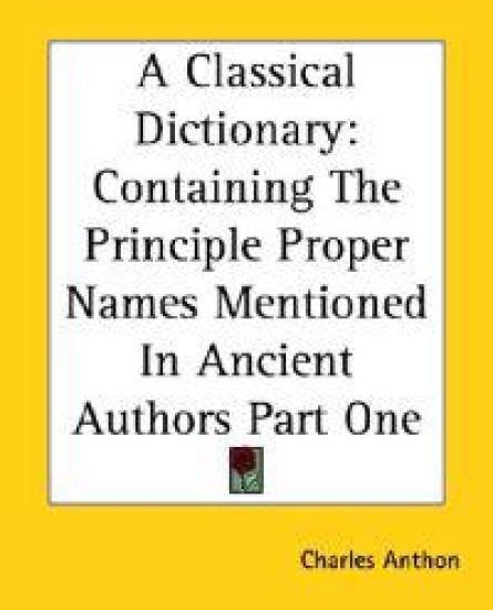 A Classical Dictionary
