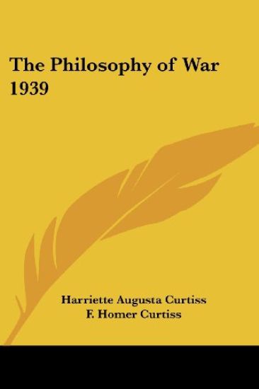 Philosophy of War 1939
