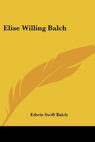 Elise Willing Balch
