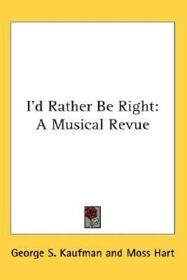 I'd Rather Be Right