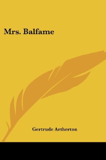 Mrs. Balfame