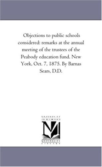 Objections to public schools considered