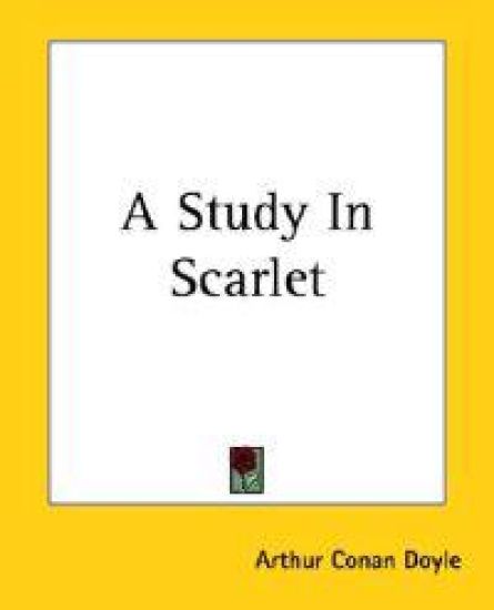 A Study In Scarlet