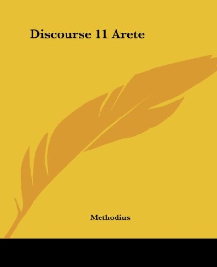 Discourse 11 Arete