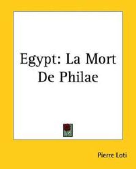 Egypt La Mort De Philae