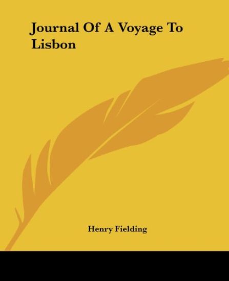 Journal Of A Voyage To Lisbon