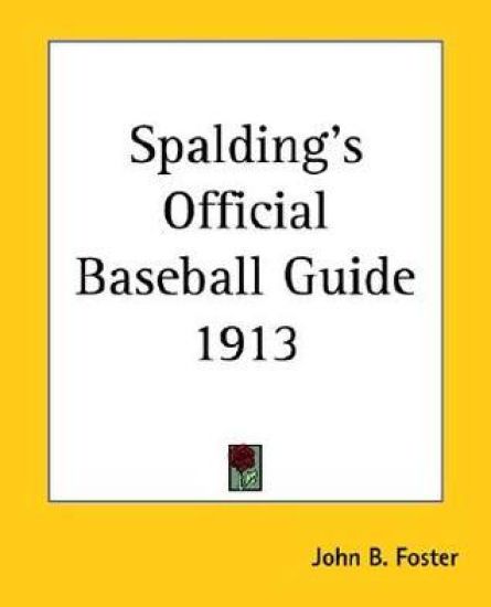 Spalding's Official Baseball Guide 1913