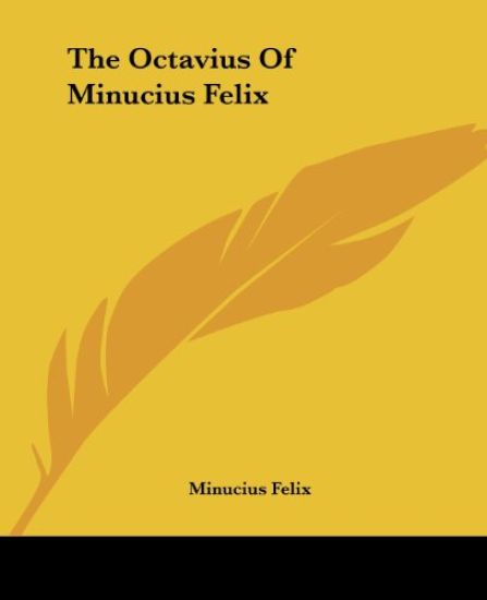 Octavius Of Minucius Felix