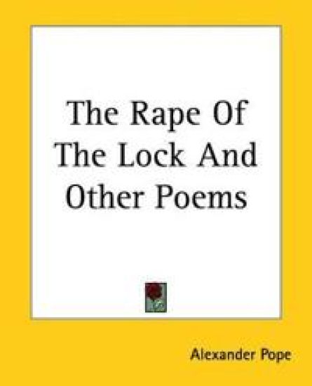 Rape Of The Lock And Other Poems