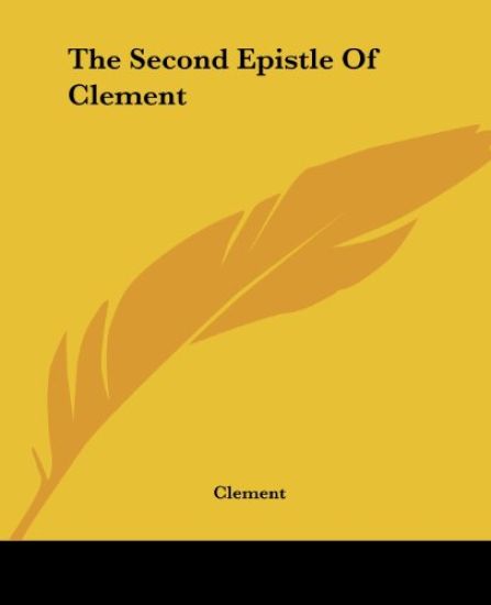 Second Epistle Of Clement