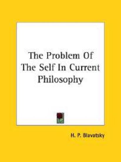 The Problem of the Self in Current Philosophy