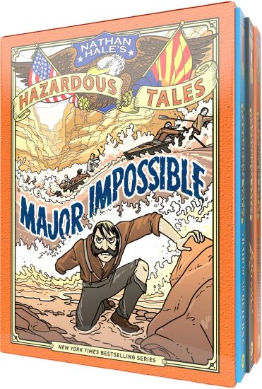 Nathan Hale's Hazardous Tales Third 3-Book Box Set: A Graphic Novel Collection