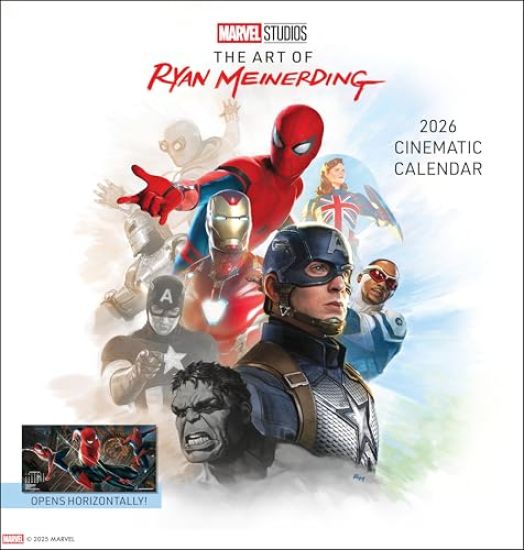 Marvel Studios: The Art of Ryan Meinerding 2026 Cinematic Wall Calendar