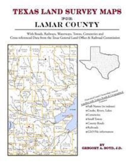 Texas Land Survey Maps for Lamar County