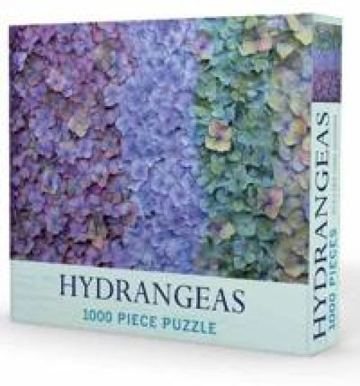 1000-piece puzzle: Hydrangeas