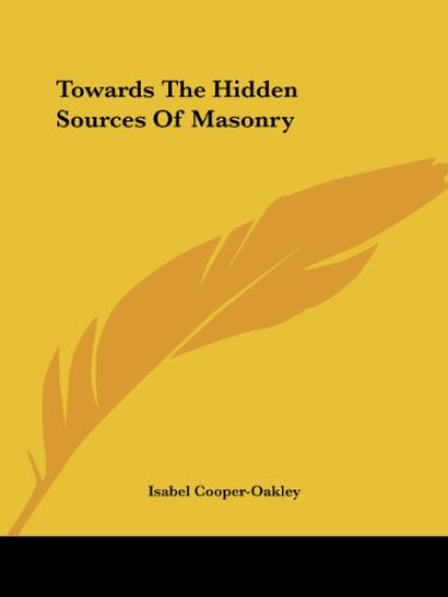 Towards the Hidden Sources of Masonry