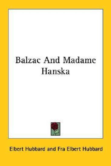 Balzac and Madame Hanska