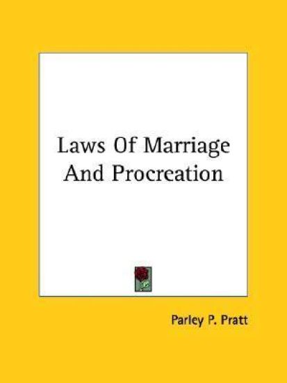 Laws of Marriage and Procreation
