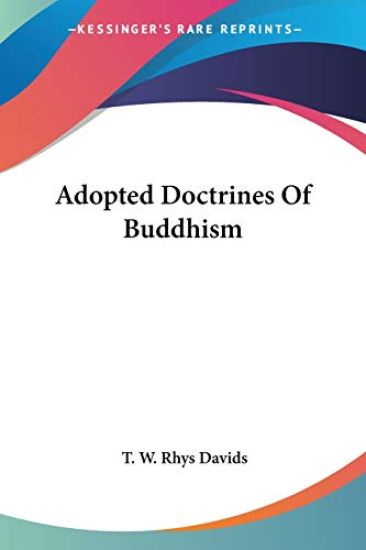 Adopted Doctrines of Buddhism
