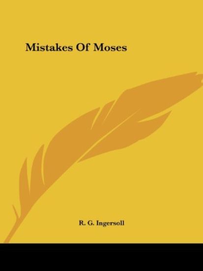 Mistakes of Moses