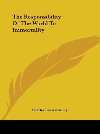 The Responsibility of the World to Immortality