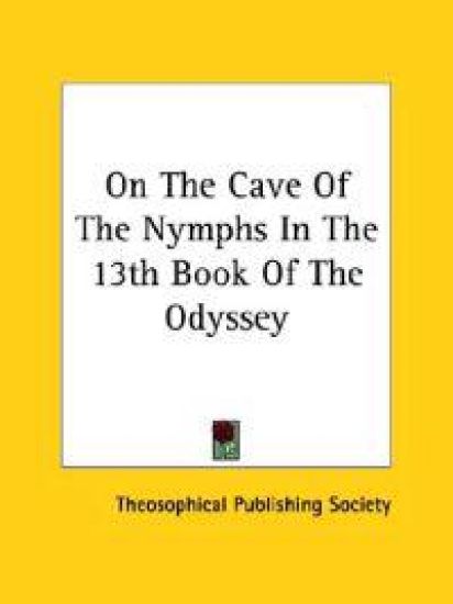 On the Cave of the Nymphs in the 13th Book of the Odyssey