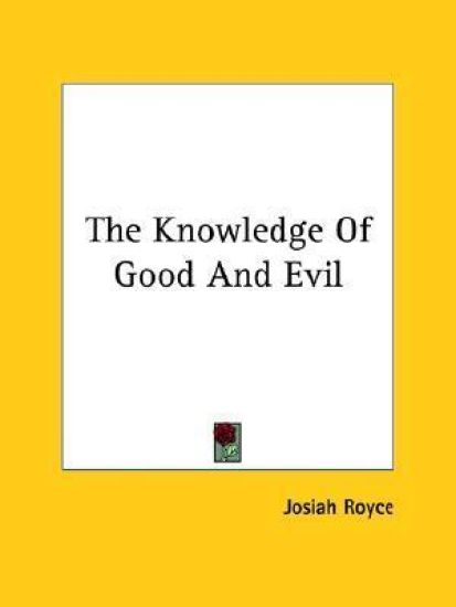 The Knowledge of Good and Evil