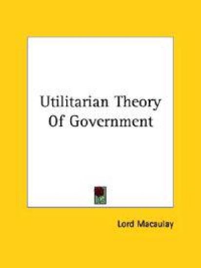 Utilitarian Theory of Government